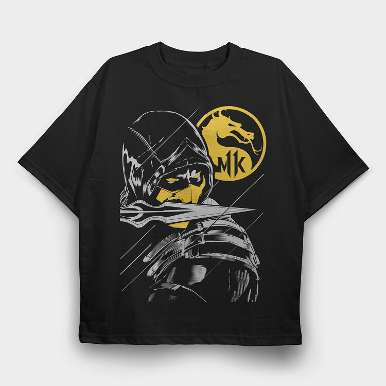 Mortal Kombat 2, Tricou Oversize Barbati (Unisex)