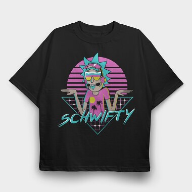 Rick and Morty 37, Tricou Oversize Barbati (Unisex)