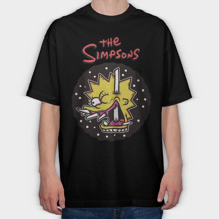 The Simpsons 5, Tricou Oversize Barbati (Unisex)