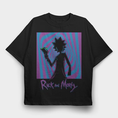Rick and Morty 38, Tricou Oversize Barbati (Unisex)