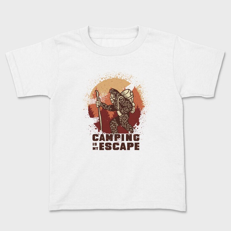 Big Foot Monster Hiking Sasquatch Sunset, Tricou Copii