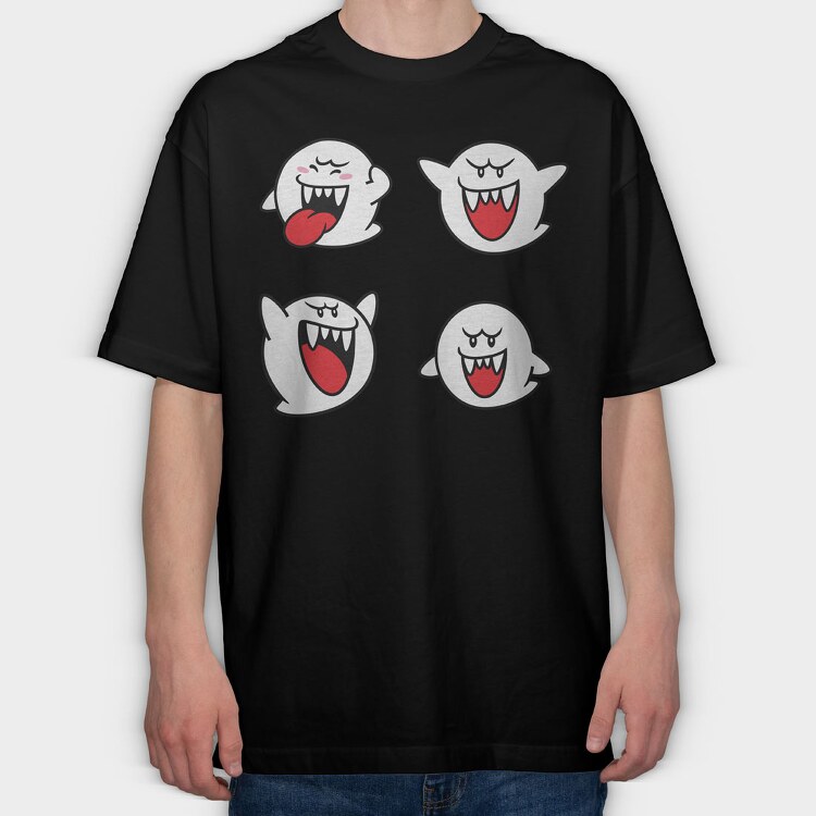 Boos, Tricou Oversize Barbati (Unisex)