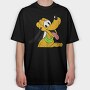 Cartoon Retro Pluto 1, Tricou Oversize Barbati (Unisex)