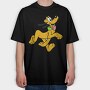 Cartoon Retro Pluto 2, Tricou Oversize Barbati (Unisex)