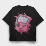 Gameboy Pokemon 4, Tricou Oversize Barbati (Unisex)