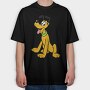 Cartoon Retro Pluto 5, Tricou Oversize Barbati (Unisex)
