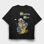 Breacking Bros Mario, Tricou Oversize Barbati (Unisex)