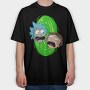 Rick and Morty 40, Tricou Oversize Barbati (Unisex)