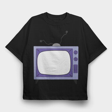The Simpsons Tv, Tricou Oversize Barbati (Unisex)
