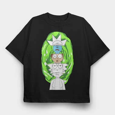 Rick and Morty 42, Tricou Oversize Barbati (Unisex)