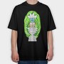Rick and Morty 42, Tricou Oversize Barbati (Unisex)