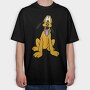 Cartoon Retro Pluto 6, Tricou Oversize Barbati (Unisex)