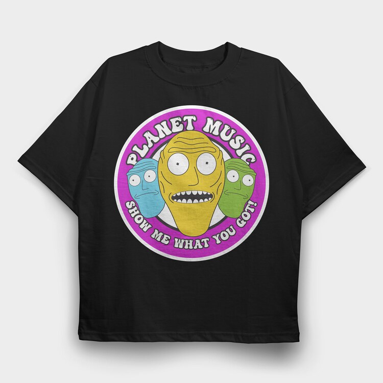 Rick and Morty 46, Tricou Oversize Barbati (Unisex)