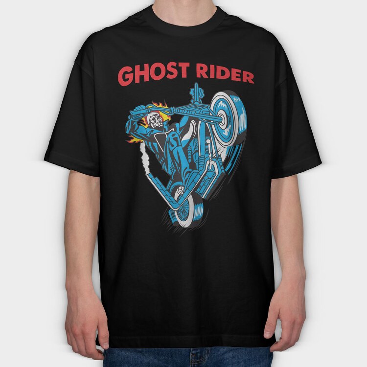 Ghost Rider 10, Tricou Oversize Barbati (Unisex)
