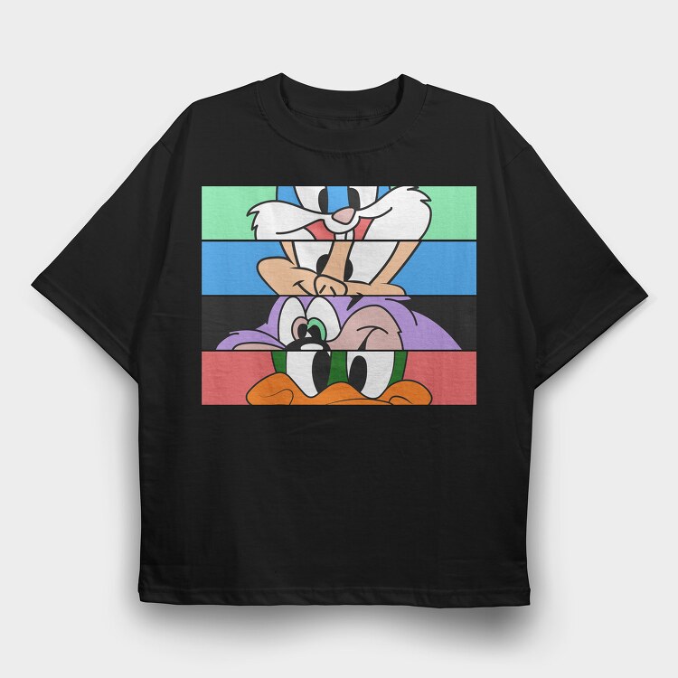 Tiny Toon 4, Tricou Oversize Barbati (Unisex)