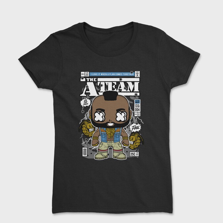 The A Team Pop Art, Tricou Femei