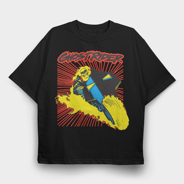 Ghost Rider 5, Tricou Oversize Barbati (Unisex)