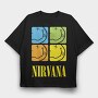 Nirvana 3, Tricou Oversize Barbati (Unisex)