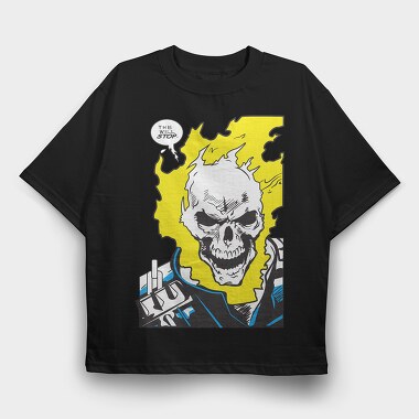 Ghost Rider 7, Tricou Oversize Barbati (Unisex)