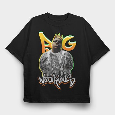 Notorious Big 3, Tricou Oversize Barbati (Unisex)
