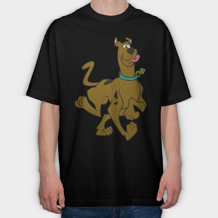 Cartoon Retro Scooby Doo 5, Tricou Oversize Barbati (Unisex)