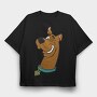 Cartoon Retro Scooby Doo 6, Tricou Oversize Barbati (Unisex)