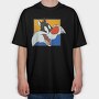 Cartoon Retro Silvestre 2, Tricou Oversize Barbati (Unisex)