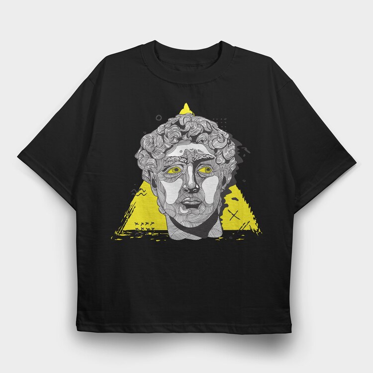 Statue, Tricou Oversize Barbati (Unisex)