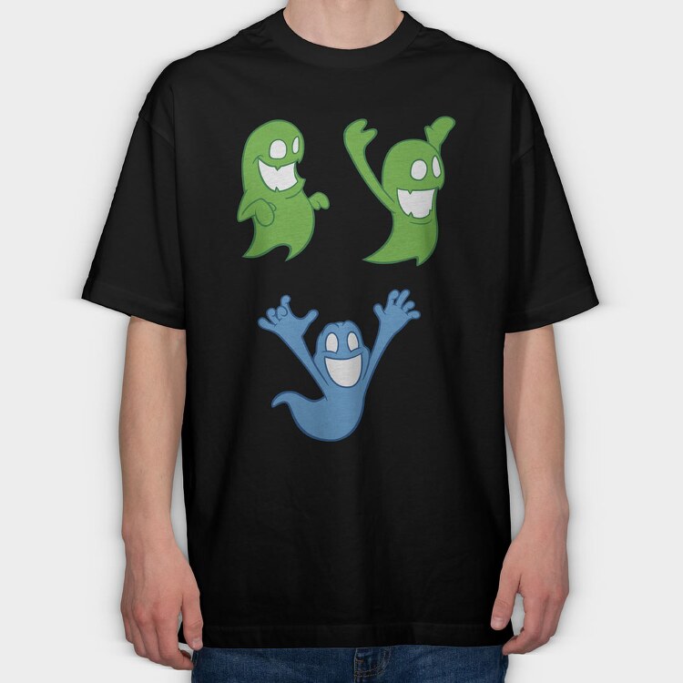 Goob Greenie Ghost, Tricou Oversize Barbati (Unisex)