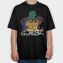 Gorilaz, Tricou Oversize Barbati (Unisex)