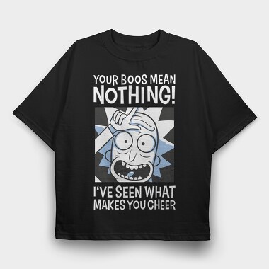 Rick and Morty 56, Tricou Oversize Barbati (Unisex)