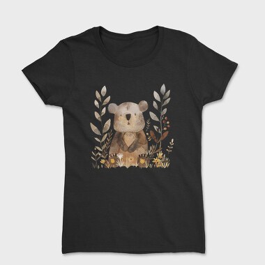 Bear Flower Friends, Tricou Femei