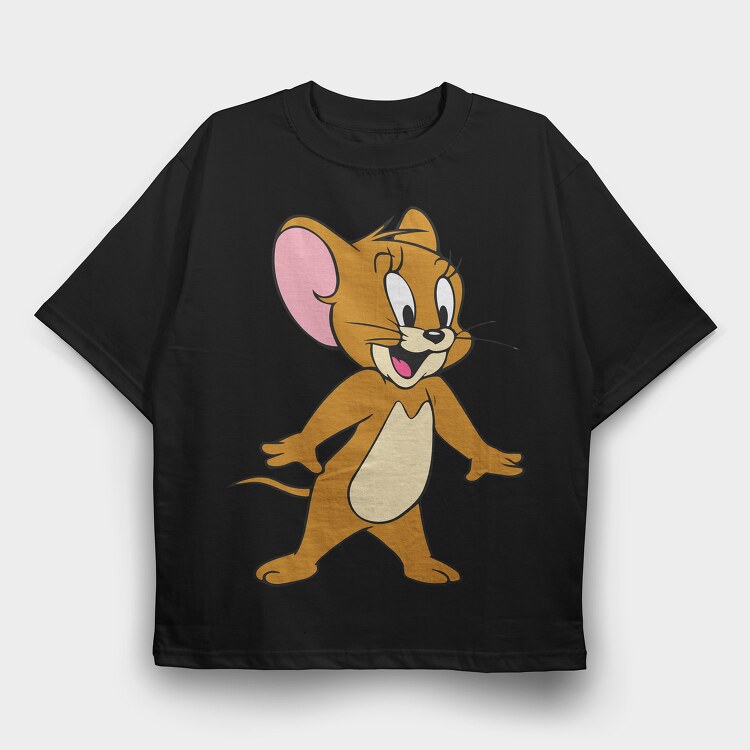 Tom and Jerry 10, Tricou Oversize Barbati (Unisex)