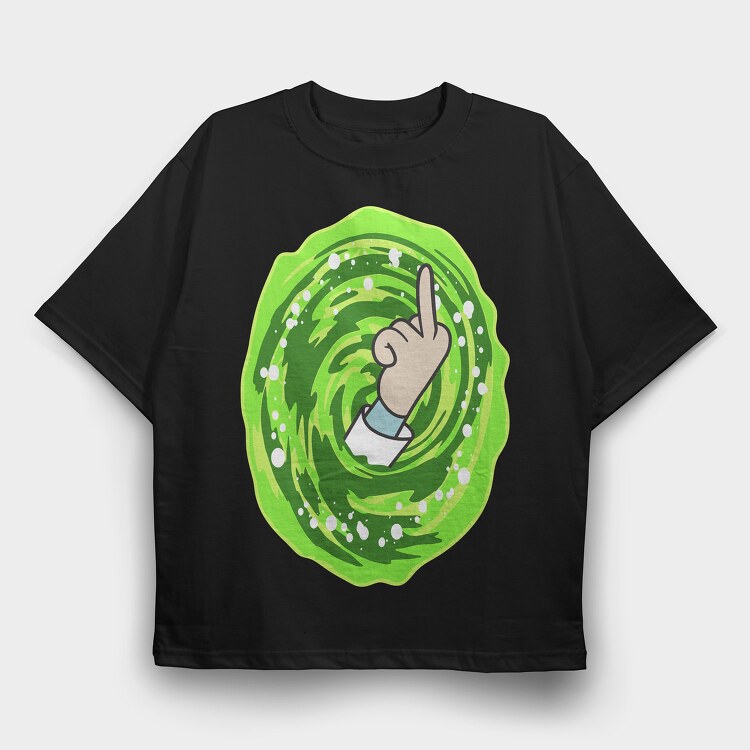 Rick and Morty 57, Tricou Oversize Barbati (Unisex)