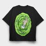 Rick and Morty 57, Tricou Oversize Barbati (Unisex)