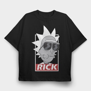 Rick and Morty 58, Tricou Oversize Barbati (Unisex)