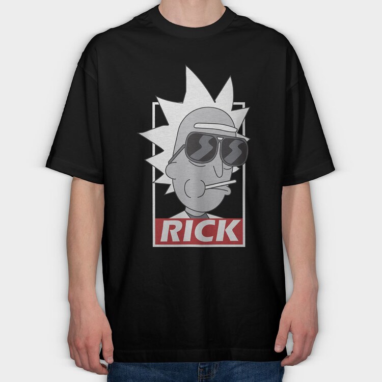 Rick and Morty 58, Tricou Oversize Barbati (Unisex)