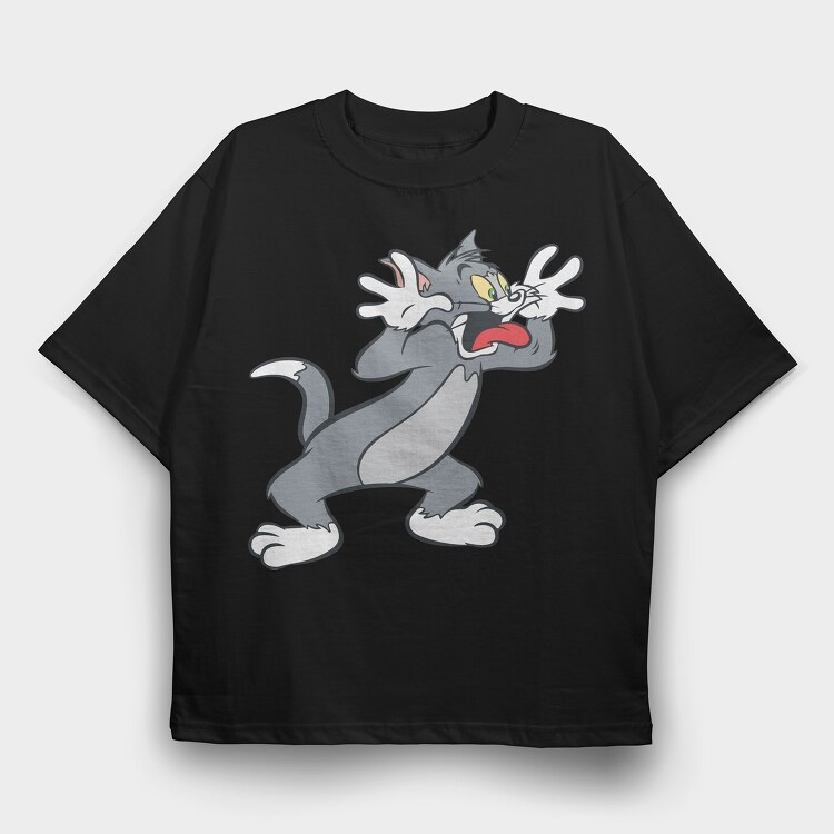 Tom and Jerry 12, Tricou Oversize Barbati (Unisex)