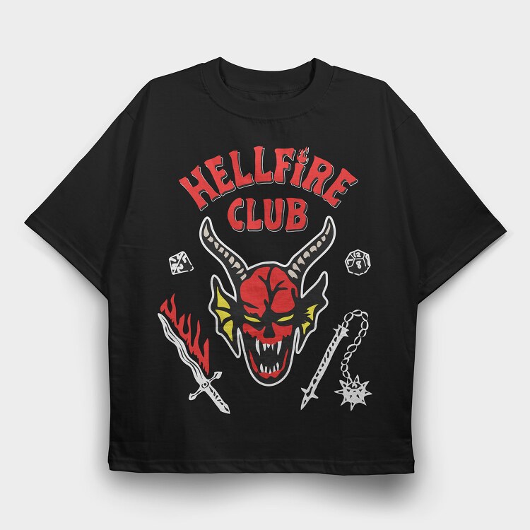 Stranger Things 1, Tricou Oversize Barbati (Unisex)