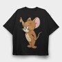 Tom and Jerry 15, Tricou Oversize Barbati (Unisex)