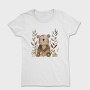 Bear Flower Friends, Tricou Femei