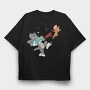 Tom and Jerry 17, Tricou Oversize Barbati (Unisex)