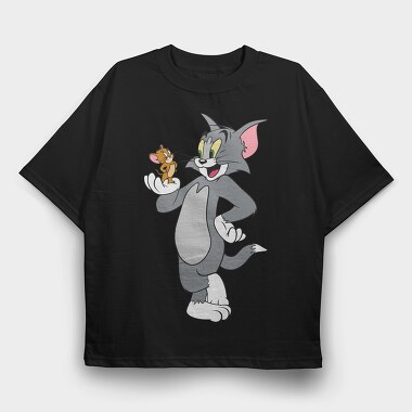 Tom and Jerry 18, Tricou Oversize Barbati (Unisex)