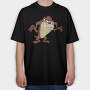 Cartoon Retro Tazmania 5, Tricou Oversize Barbati (Unisex)