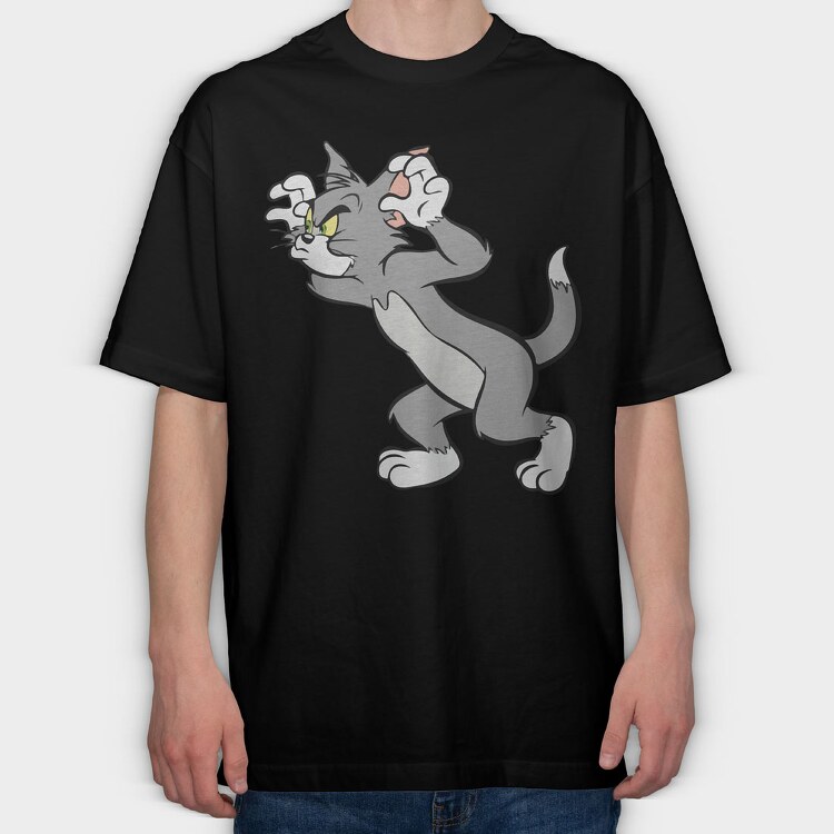 Tom and Jerry 2, Tricou Oversize Barbati (Unisex)