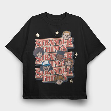 Stranger Things 8, Tricou Oversize Barbati (Unisex)