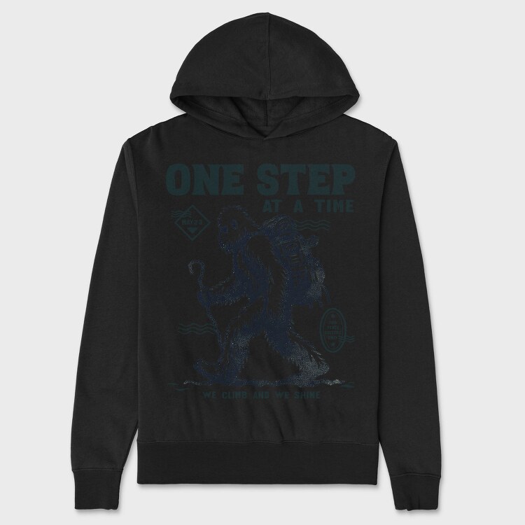 Bigfoot Hiking Trend One Step, Hanorac Oversize Barbati (Unisex)