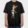 Cartoon Retro the Flintstones 2, Tricou Oversize Barbati (Unisex)