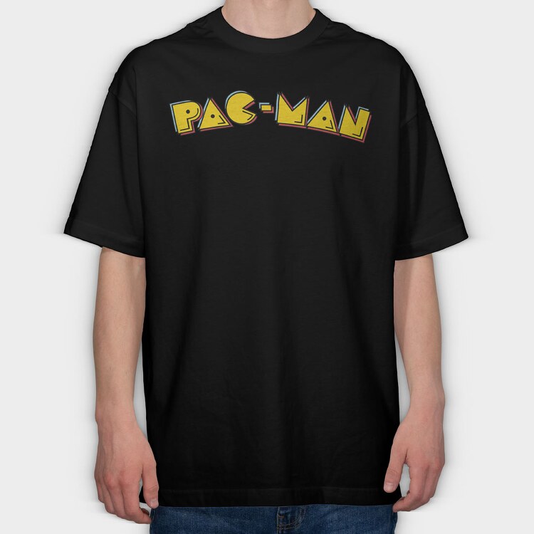 Pacman 17, Tricou Oversize Barbati (Unisex)