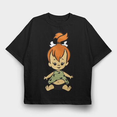 Cartoon Retro the Flintstones 5, Tricou Oversize Barbati (Unisex)